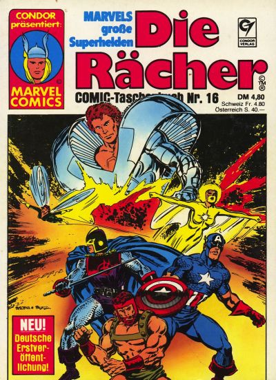 Cover for Die Rächer (Condor, 1979 series) #16