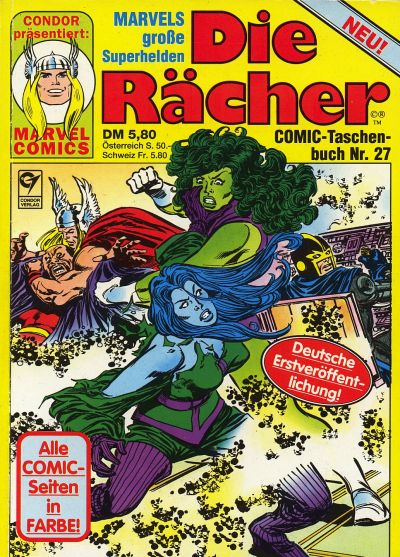 Cover for Die Rächer (Condor, 1979 series) #27