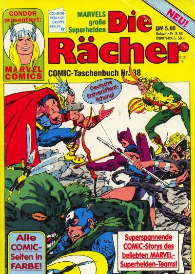 Cover for Die Rächer (Condor, 1979 series) #38