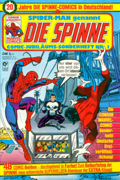 Cover for Die Spinne Comic-Jubiläums-Sonderheft (Condor, 1986 series) #1