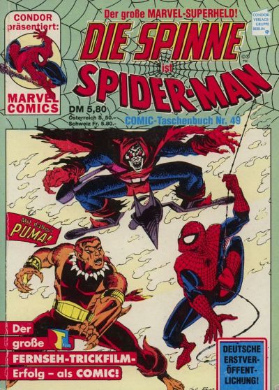 Cover for Die Spinne Comic - Taschenbuch (Condor, 1979 series) #49