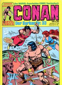Cover Thumbnail for Conan (Condor, 1979 series) #33