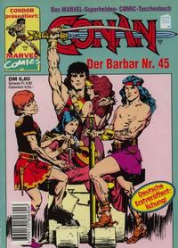 Cover Thumbnail for Conan (Condor, 1979 series) #45