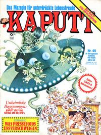 Cover Thumbnail for Kaputt (Condor, 1975 series) #49