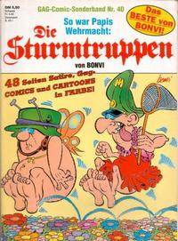 Cover for Die Sturmtruppen (Condor, 1978 series) #40