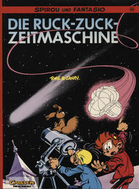 Cover Thumbnail for Spirou und Fantasio (Carlsen Comics [DE], 1981 series) #34 - Die Ruck-Zuck-Zeitmaschine