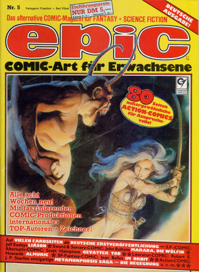 Cover for Epic (Condor, 1983 series) #5