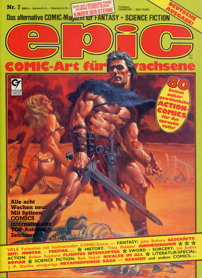 Cover for Epic (Condor, 1983 series) #7