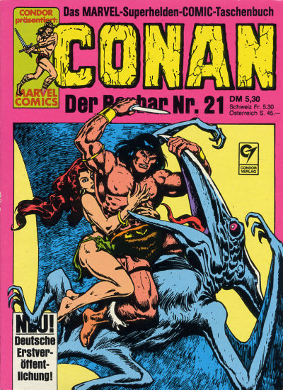 Cover for Conan (Condor, 1979 series) #21