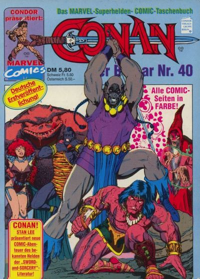 Cover for Conan (Condor, 1979 series) #40