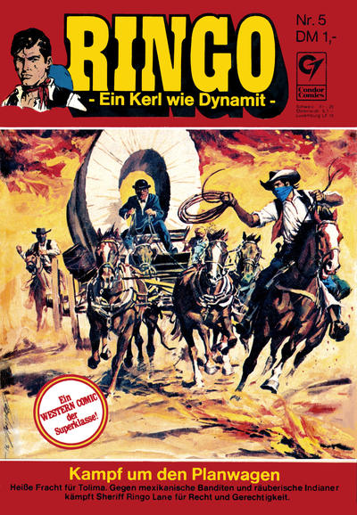 Cover for Ringo (Condor, 1972 series) #5