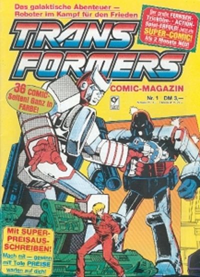Cover for Transformers-Comic-Magazin (Condor, 1989 series) #1