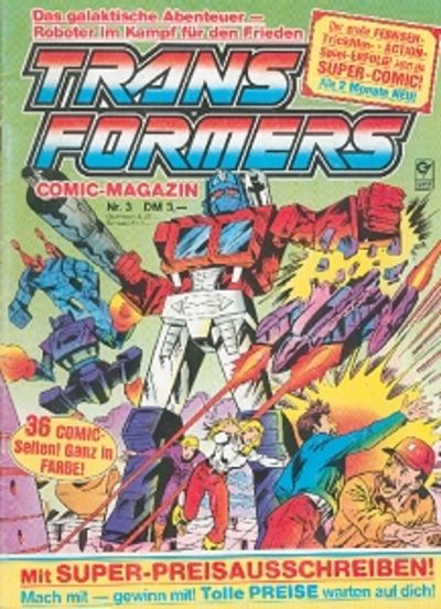 Cover for Transformers-Comic-Magazin (Condor, 1989 series) #3