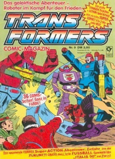 Cover for Transformers-Comic-Magazin (Condor, 1989 series) #9