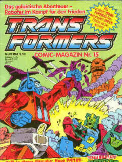 Cover for Transformers-Comic-Magazin (Condor, 1989 series) #15