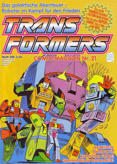 Cover for Transformers-Comic-Magazin (Condor, 1989 series) #21