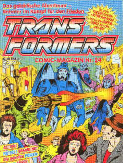 Cover for Transformers-Comic-Magazin (Condor, 1989 series) #24