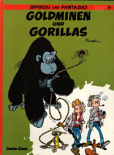 Cover for Spirou und Fantasio (Carlsen Comics [DE], 1981 series) #9 - Goldminen und Gorillas