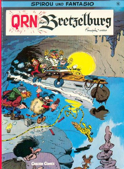 Cover for Spirou und Fantasio (Carlsen Comics [DE], 1981 series) #16 - QRN ruft Bretzelburg