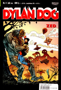 Cover for Dylan Dog (Carlsen Comics [DE], 2001 series) #4 - Zed