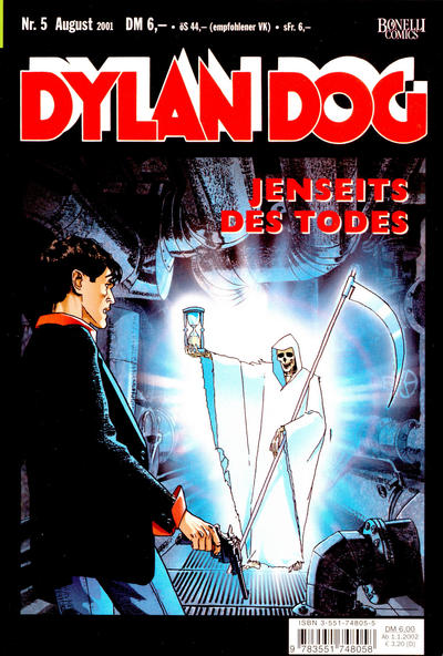Cover for Dylan Dog (Carlsen Comics [DE], 2001 series) #5 - Jenseits des Todes