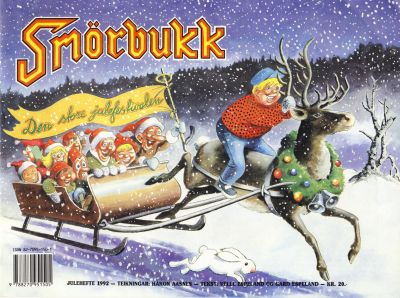 Cover for Smörbukk [Smørbukk] (Norsk Barneblad, 1941 series) #1992