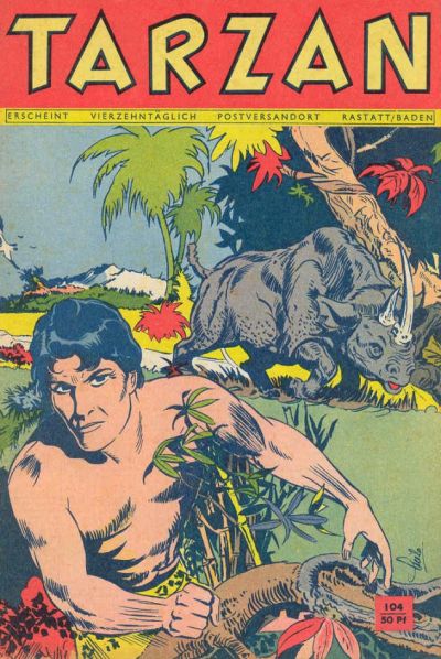 Cover for Tarzan (Pabel Verlag, 1956 series) #104