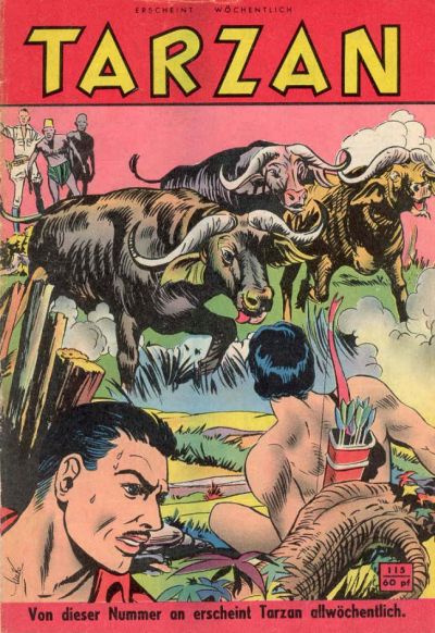 Cover for Tarzan (Pabel Verlag, 1956 series) #115