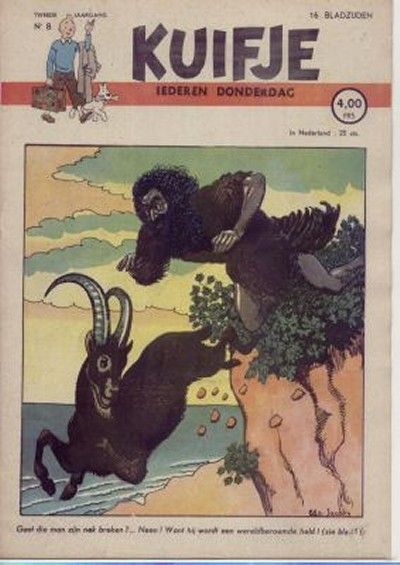 Cover for Kuifje (Le Lombard, 1946 series) #8/1947