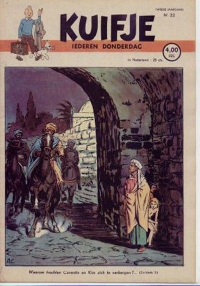 Cover for Kuifje (Le Lombard, 1946 series) #22/1947