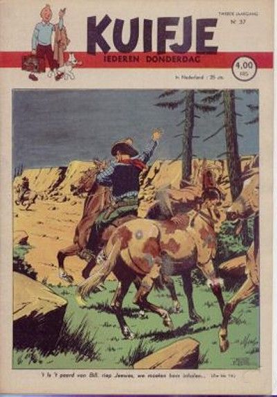 Cover for Kuifje (Le Lombard, 1946 series) #37/1947