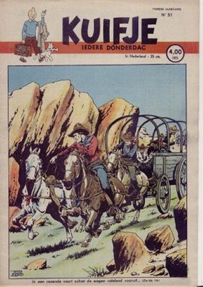 Cover for Kuifje (Le Lombard, 1946 series) #51/1947