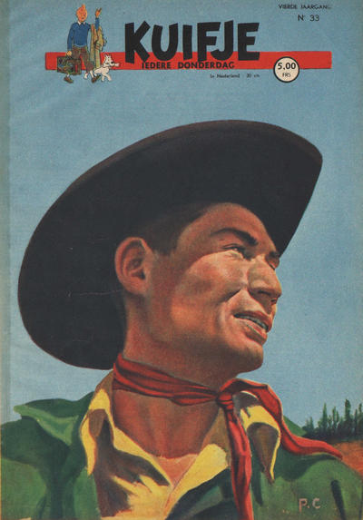 Cover for Kuifje (Le Lombard, 1946 series) #33/1949