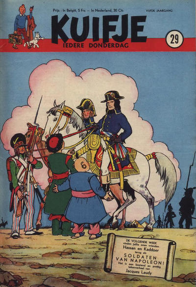 Cover for Kuifje (Le Lombard, 1946 series) #29/1950