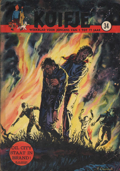 Cover for Kuifje (Le Lombard, 1946 series) #34/1952
