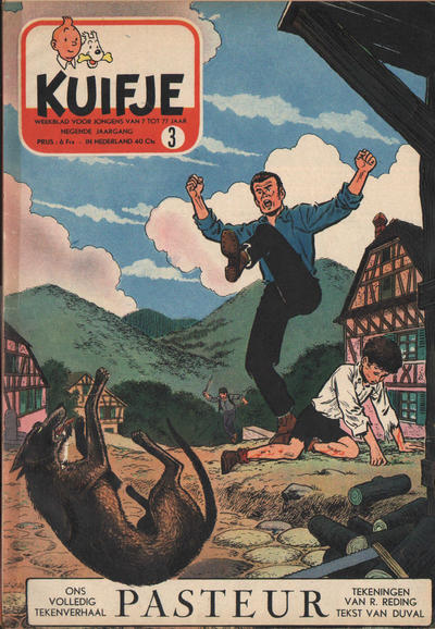 Cover for Kuifje (Le Lombard, 1946 series) #3/1954