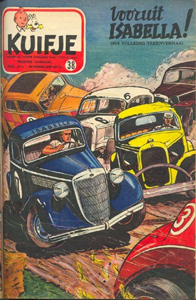 Cover for Kuifje (Le Lombard, 1946 series) #38/1954