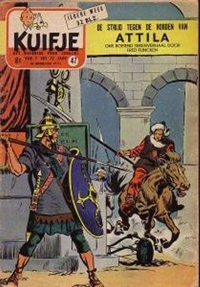 Cover for Kuifje (Le Lombard, 1946 series) #47/1955