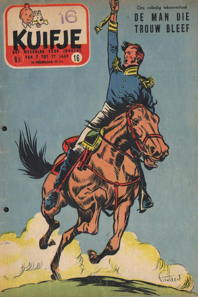 Cover for Kuifje (Le Lombard, 1946 series) #16/1956