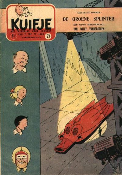 Cover for Kuifje (Le Lombard, 1946 series) #27/1956