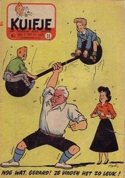 Cover for Kuifje (Le Lombard, 1946 series) #31/1956