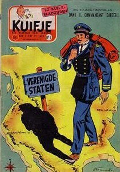 Cover for Kuifje (Le Lombard, 1946 series) #7/1957