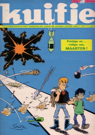 Cover for Kuifje (Le Lombard, 1946 series) #33/1971
