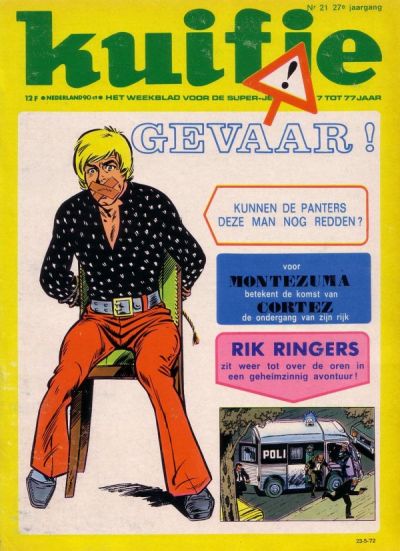Cover for Kuifje (Le Lombard, 1946 series) #21/1972