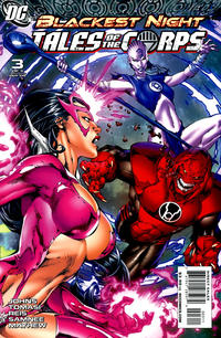 Cover Thumbnail for Blackest Night: Tales of the Corps (DC, 2009 series) #3 [Ed Benes / Rob Hunter Cover]