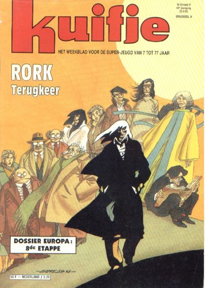 Cover for Kuifje (Le Lombard, 1946 series) #8/1993