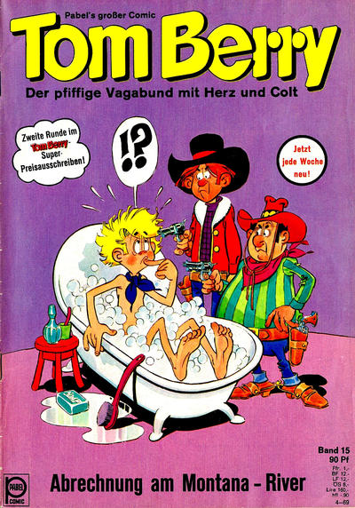 Cover for Tom Berry (Pabel Verlag, 1968 series) #15