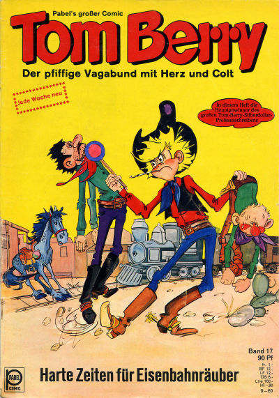 Cover for Tom Berry (Pabel Verlag, 1968 series) #17