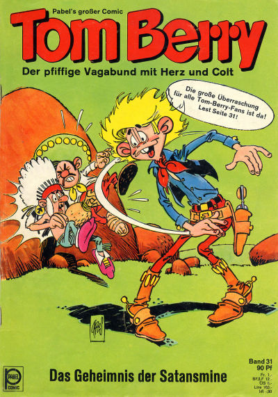 Cover for Tom Berry (Pabel Verlag, 1968 series) #31