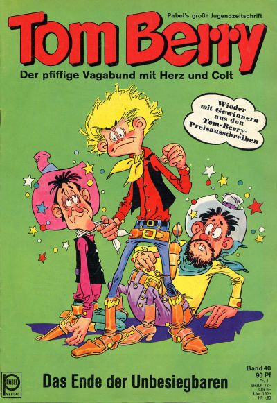 Cover for Tom Berry (Pabel Verlag, 1968 series) #40